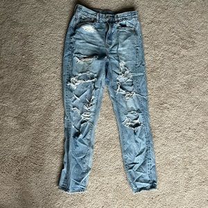 American Eagle Ripped Mom Jeans